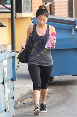 Brenda Song leaving gym in Studio City 11/6/12