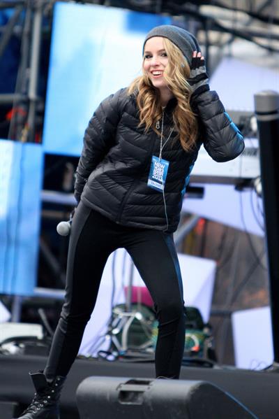 Bridgit Mendler soundcheck at CityTV in Toronto 12/31/12 
