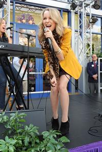Bridgit Mendler performing at Studio Disney 365 10/23/12 