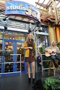 Bridgit Mendler performing at Studio Disney 365 10/23/12 