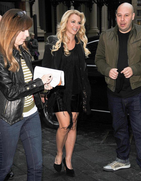 Britney Spears in London 10/14/13  