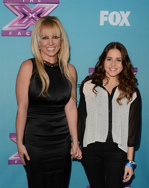 Britney Spears attends 'The Factor' Season Finale Press Conference at CBS Studios in L.A. - Dec. 17,2012 