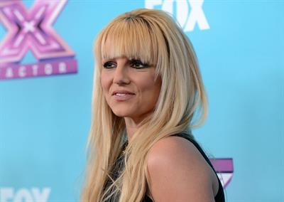 Britney Spears attends 'The Factor' Season Finale Press Conference at CBS Studios in L.A. - Dec. 17,2012 