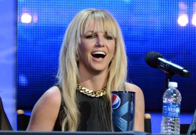 Britney Spears attends 'The Factor' Season Finale Press Conference at CBS Studios in L.A. - Dec. 17,2012 