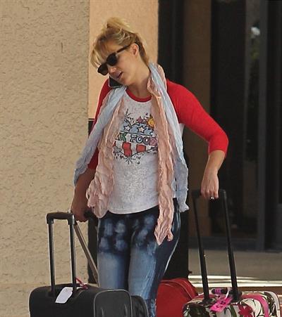 Britney Spears at a fast food restaurant in Calabasas 11/10/12 