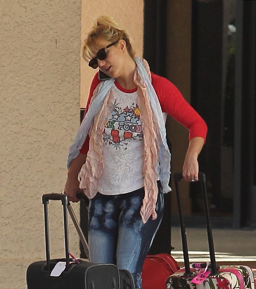 Britney Spears at a fast food restaurant in Calabasas 11/10/12 