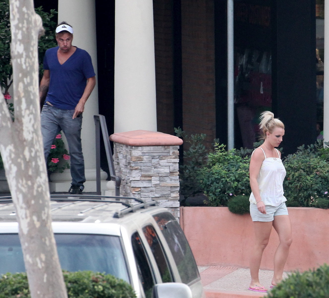 Britney Spears visits a Halloween store in Calabasas 10/7/12 