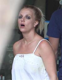 Britney Spears visits a Halloween store in Calabasas 10/7/12 