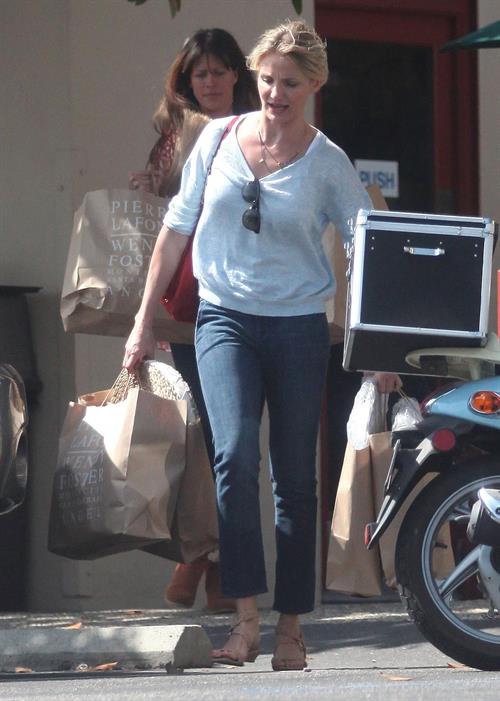 Cameron Diaz - Out shopping in Santa Barbara - June 10, 2012