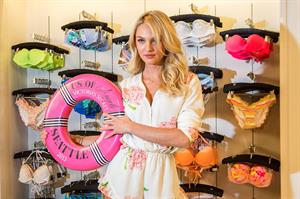 Candice Swanepoel Victoria's Secret U.S. Of Angels Swim Summer Tour Stops In Bellevue, Washington on July 10, 2013 