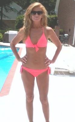 Anonymous in a bikini