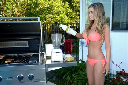 Carmen Electra. Hot in her A.M./SVEDKA bikini shoot  