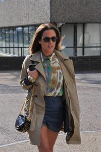 Caroline Flack London Studios on March 21, 2012