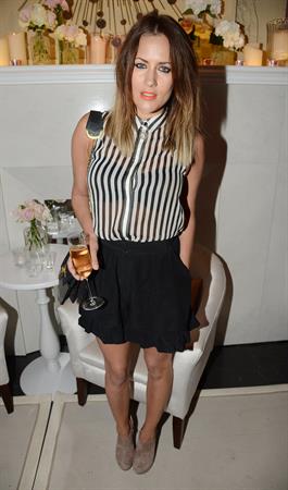 Caroline Flack attends the launch of OMEGA House on July 28, 2012 in London, England