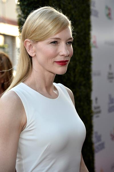 Cate Blanchett attends the Premiere of 'Blue Jasmine' at the AMPAS Samuel Goldwyn Theater July 24, 2013 