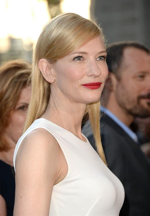 Cate Blanchett attends the Premiere of 'Blue Jasmine' at the AMPAS Samuel Goldwyn Theater July 24, 2013 