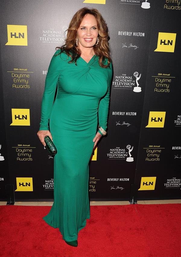 Catherine Bach attends 39th Annual Daytime Emmy Awards at The Beverly Hilton Hotel on June 23, 2012 in Beverly Hills, California
