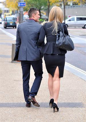 Catherine Tyldesley in London - October 26, 2012