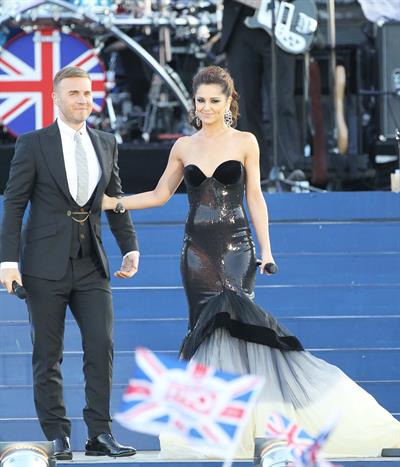 Cheryl Tweedy Cole - Performing at Queen Diamond Jubilee Concert in London, June 4, 2012