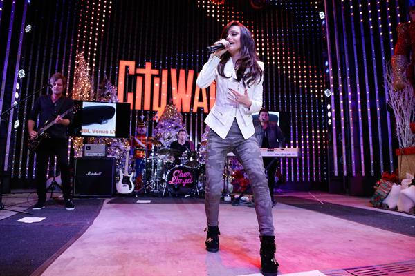 Cher Lloyd Towers Black Friday Concert in Universal City 11/23/12 