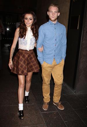 Cher Lloyd leaves Sirius Radio studios in NYC October 4, 2012 