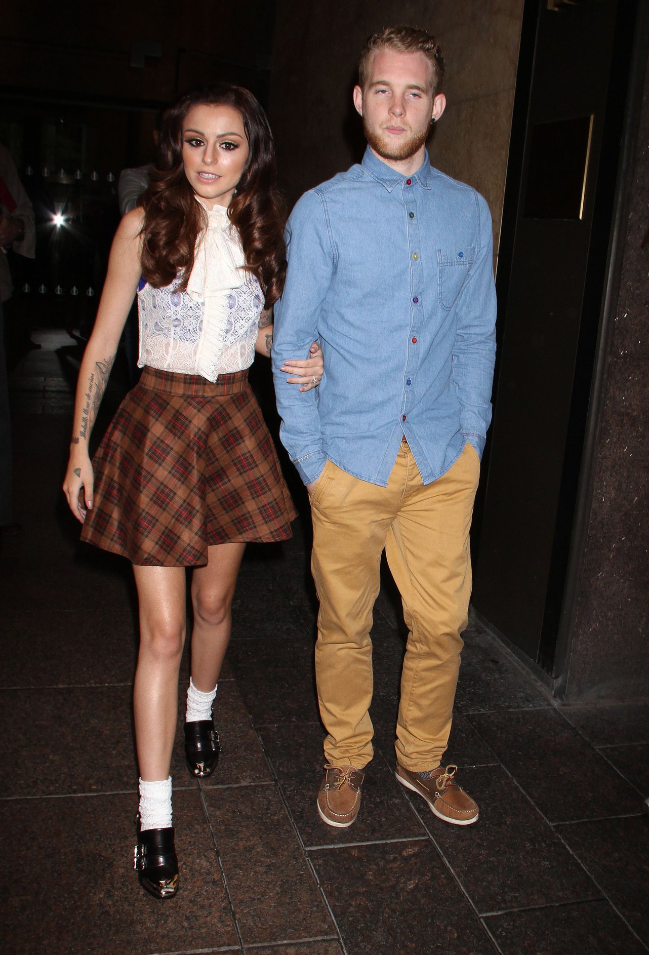 Cher Lloyd leaves Sirius Radio studios in NYC October 4, 2012 