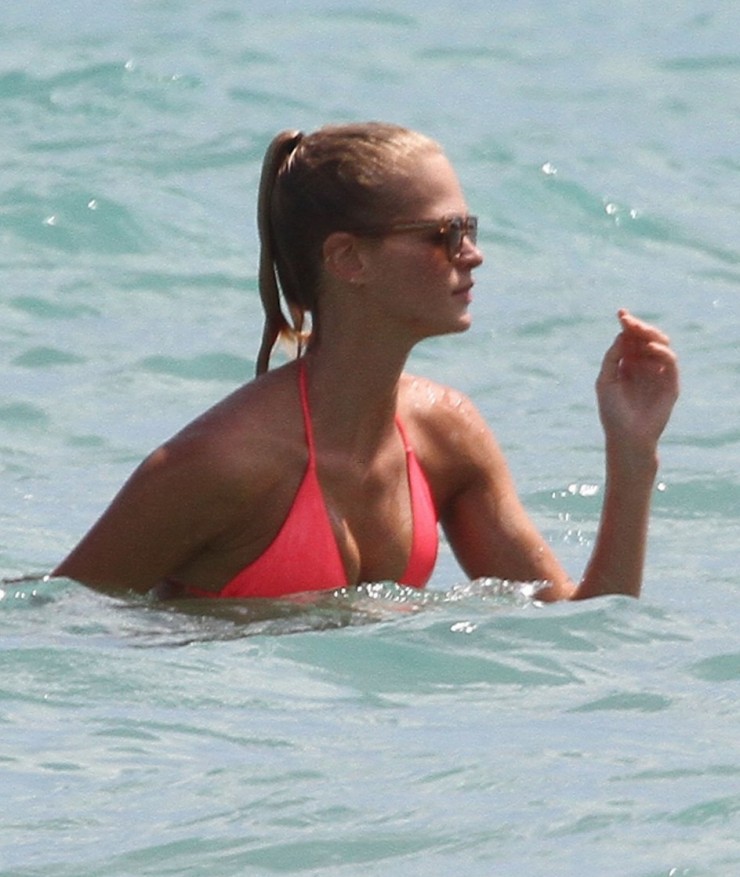 Erin Heatherton in a bikini