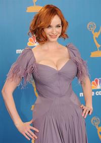 Christina Hendricks at the 62nd Annual Primetime Emmy Awards on August 29, 2010 