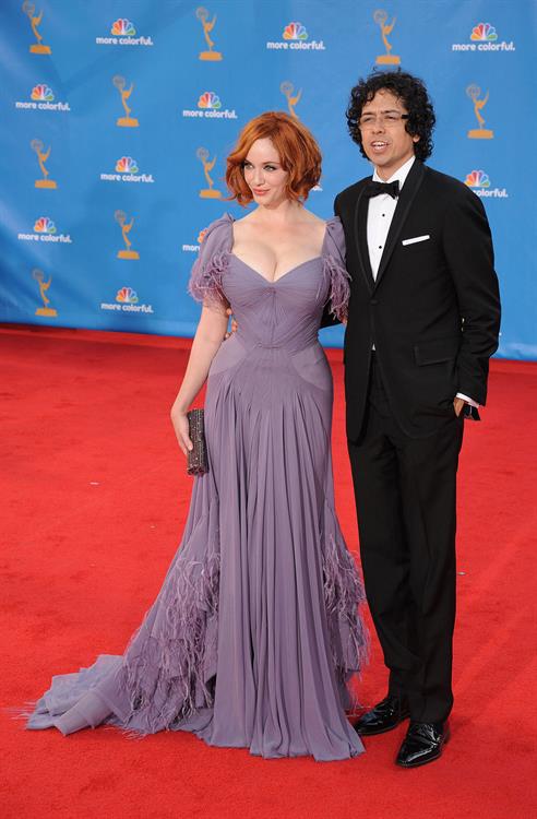 Christina Hendricks at the 62nd Annual Primetime Emmy Awards on August 29, 2010 