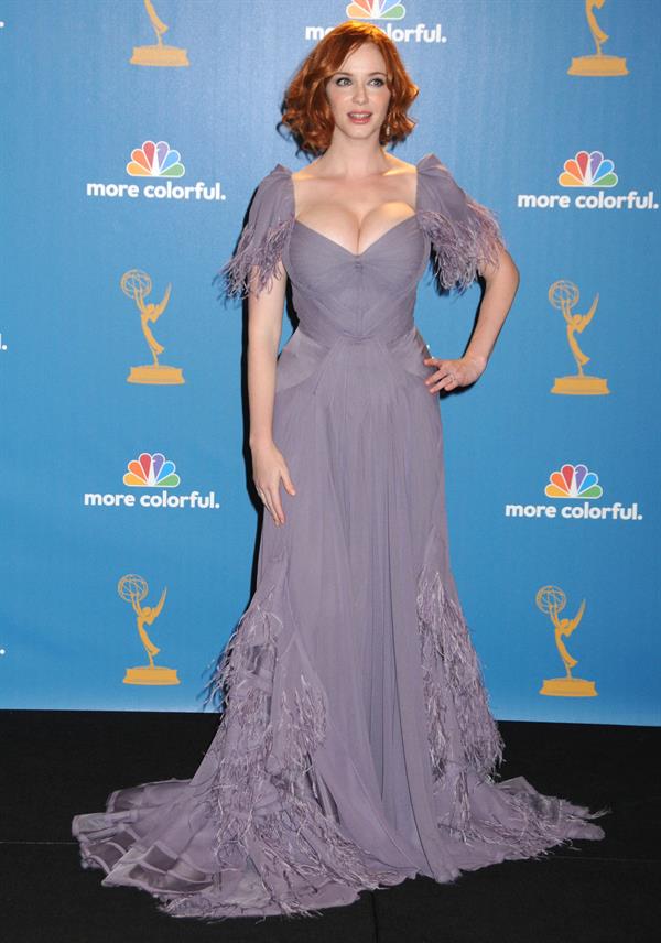 Christina Hendricks at the 62nd Annual Primetime Emmy Awards on August 29, 2010 