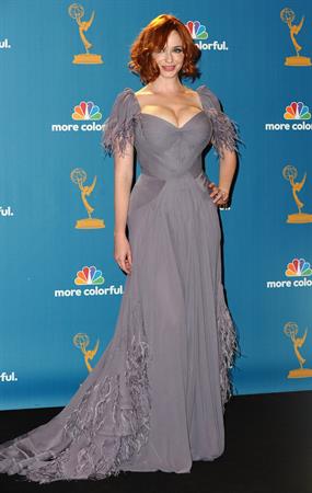 Christina Hendricks at the 62nd Annual Primetime Emmy Awards on August 29, 2010 
