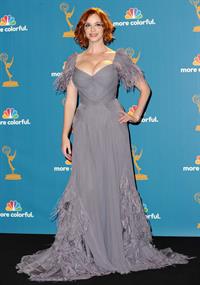 Christina Hendricks at the 62nd Annual Primetime Emmy Awards on August 29, 2010 