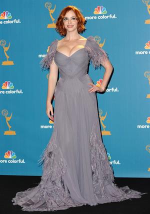Christina Hendricks at the 62nd Annual Primetime Emmy Awards on August 29, 2010 