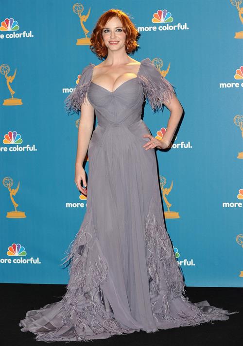 Christina Hendricks at the 62nd Annual Primetime Emmy Awards on August 29, 2010 