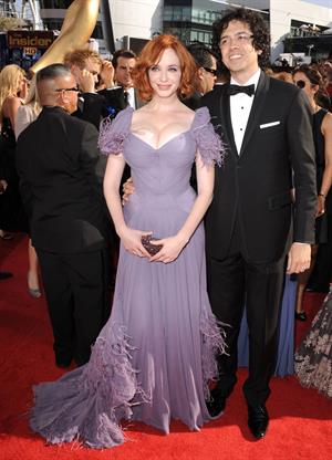 Christina Hendricks at the 62nd Annual Primetime Emmy Awards on August 29, 2010 