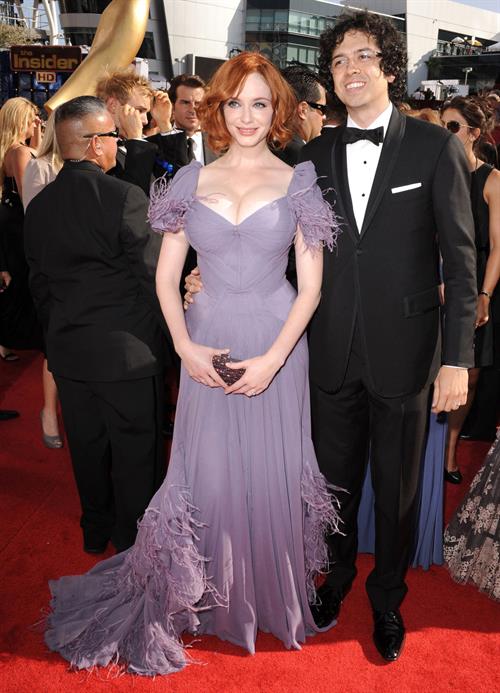 Christina Hendricks at the 62nd Annual Primetime Emmy Awards on August 29, 2010 