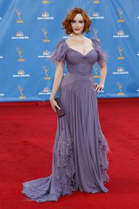 Christina Hendricks at the 62nd Annual Primetime Emmy Awards on August 29, 2010 