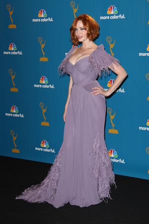 Christina Hendricks at the 62nd Annual Primetime Emmy Awards on August 29, 2010 