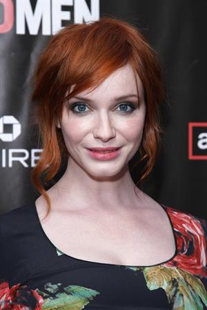 Christina Hendricks Mad Men Season 4 Finale screening at the 21 Club on October 17, 2010 