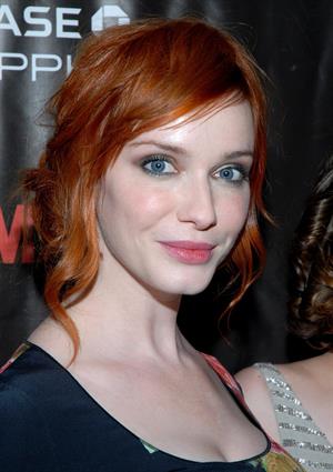 Christina Hendricks Mad Men Season 4 Finale screening at the 21 Club on October 17, 2010 