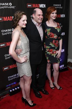 Christina Hendricks Mad Men Season 4 Finale screening at the 21 Club on October 17, 2010 