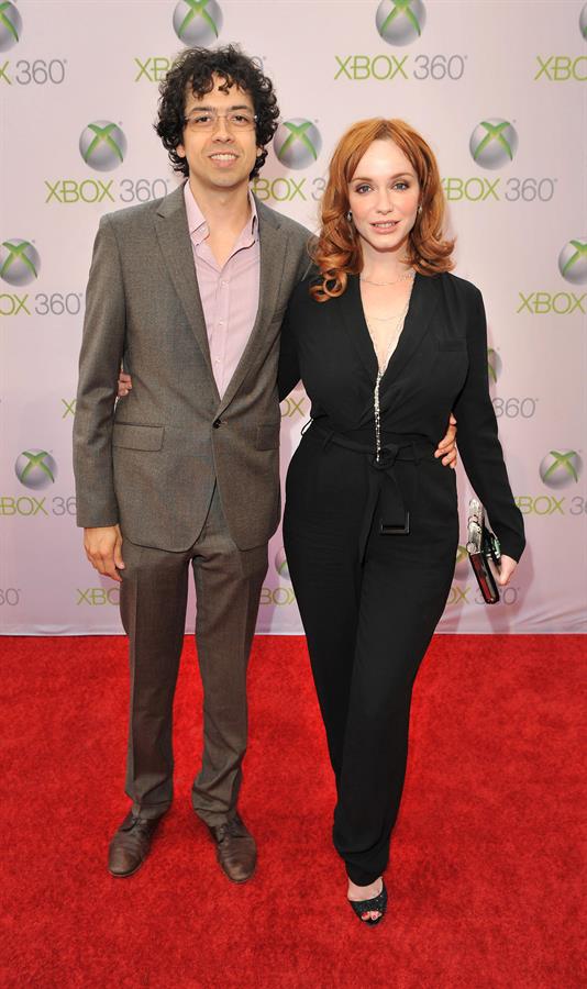 Christina Hendricks premiere of Xbox 360's Project Natal on June 13, 2010 