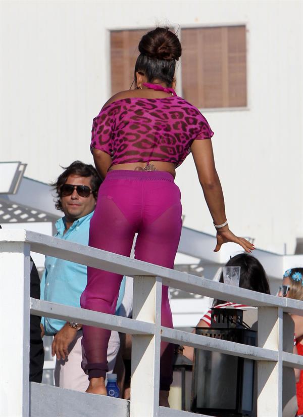 Christina Milian - Havana Nights Collection event in Malibu (24.08.2012)