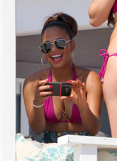 Christina Milian - Havana Nights Collection event in Malibu (24.08.2012)