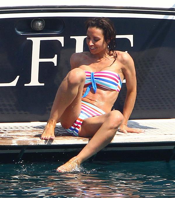 Christine Bleakley bikini boat candids July 2010 