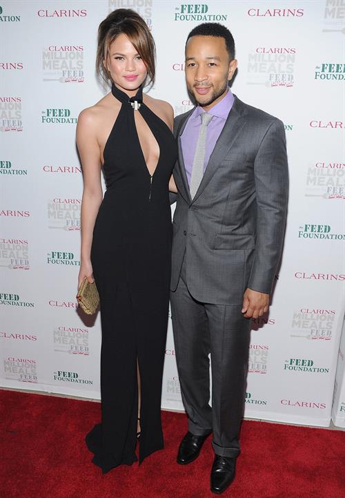 Christine Teigen - 2012 Clarins Million Meals Concert For FEED in New York City (May 30, 2012)