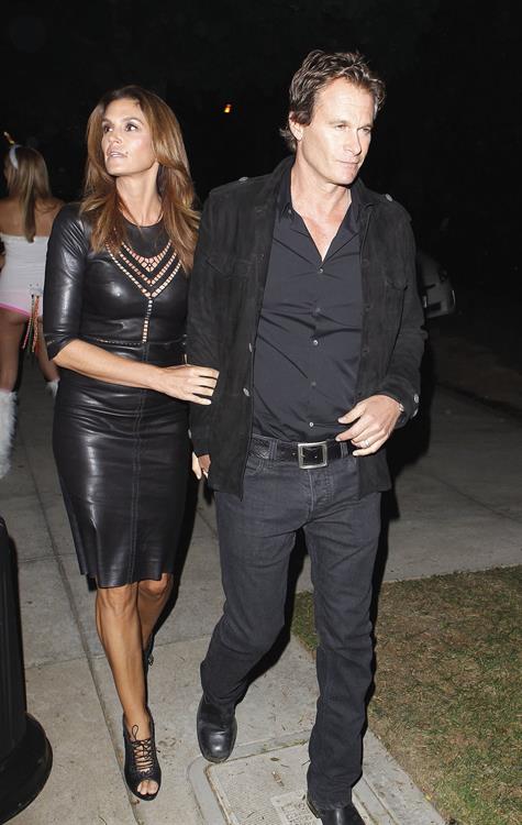 Cindy Crawford Attending A Halloween Party In Beverly Hills - October 26, 2012