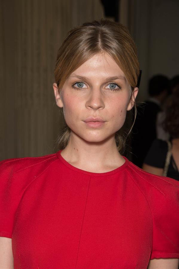 Clemence Poesy - Valentino Show at Paris Fashion Week Haute Couture F/W 2012/2013 (July 4, 2012)