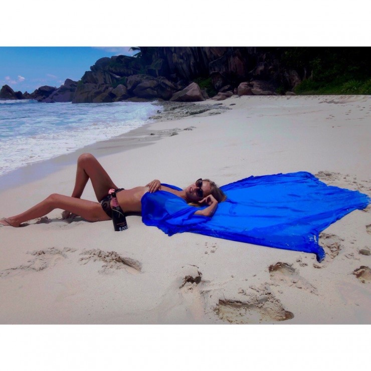 Alena Filinkova in a bikini