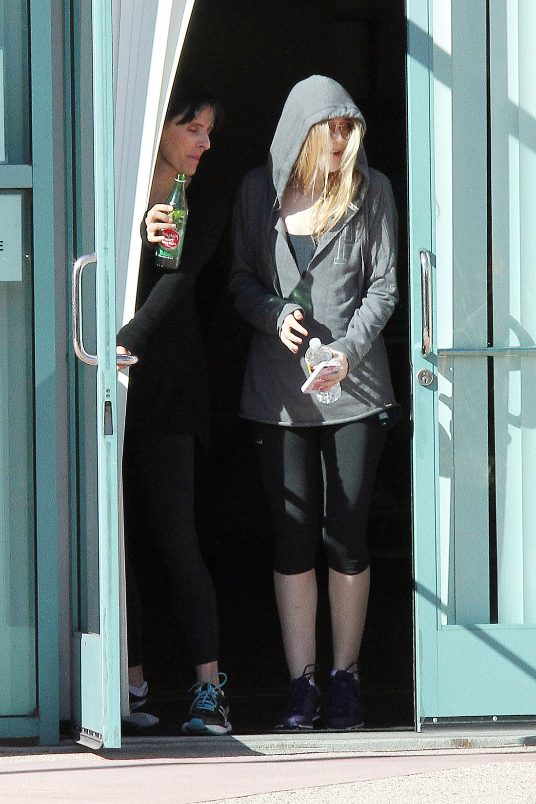 Dakota Fanning leaving a workout class in LA 12/20/12 